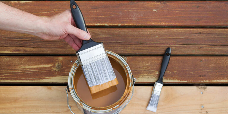 Conseils en matière de peinture et de teinture pour vos projets extérieurs