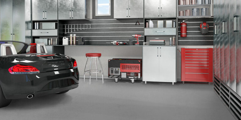 Peinturer le plancher d’un garage
