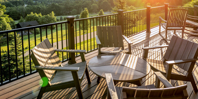 Types de rampes pour terrasses